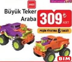 MGS OYUNCAK BÜYÜK TEKER ARABA